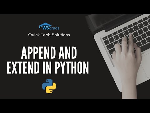 Append Or Extend Lists In Python Append And Extend Method Python Tutorial For Beginners