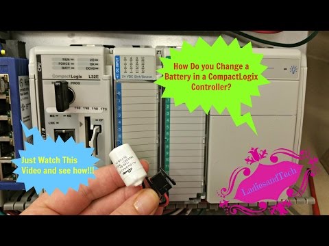 How to Change A Battery in A Allen Bradley Compactligix Controler