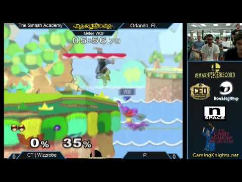 The Smash Academy - CT Wizzrobe (Falcon) vs PI (Samus) - Winners Bracket - SSBM