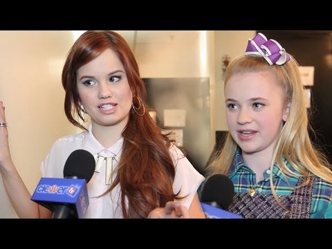 On Set of "Jessie" with Debby Ryan, Sierra McCormick for "Creepy Connie's Curtain Call" EXCLUSIVE