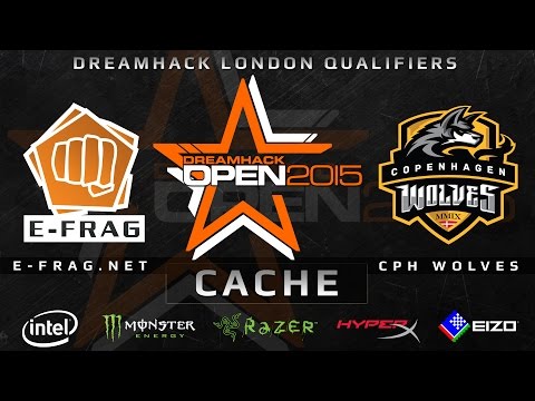 E-FRAG.NET vs. Cph Wolves - Map 1 - Cache (Dreamhack London Qualifiers)