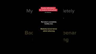 Download lagu AFIRMATION FOR HEALTH mp3 Download lagu AFIRMATION FOR HEALTH mp3
