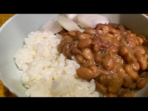 Rice and Pinto Beans! Hearty meal on a budget!