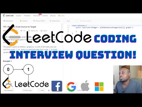 Leetcode Coding Interview Question Path Sum Ii Leetcode