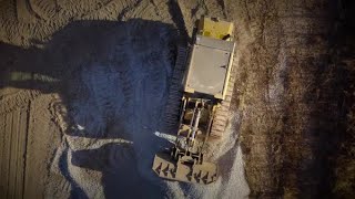 Cat 953 Track Loader Hauling Gravel