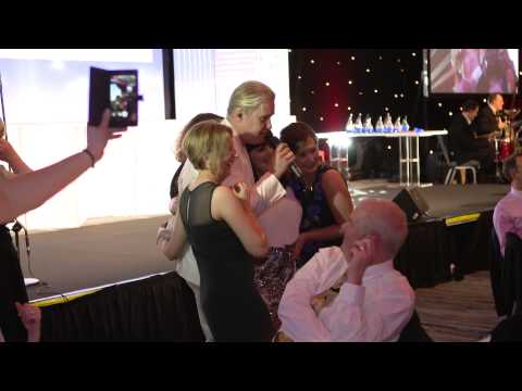 Johnny Logan performing at Ireland's Best Workplaces 2015