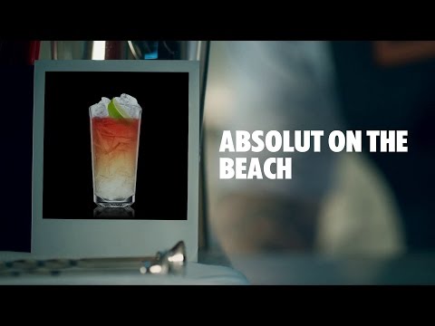 ABSOLUT ON THE BEACH DRINK RECIPE - HOW TO MIX