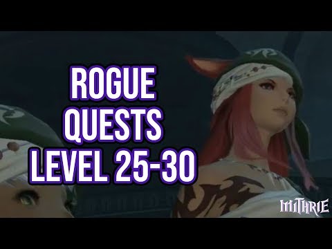 FFXIV 2.45 0482 Rogue Quest Level 25 + Level 30