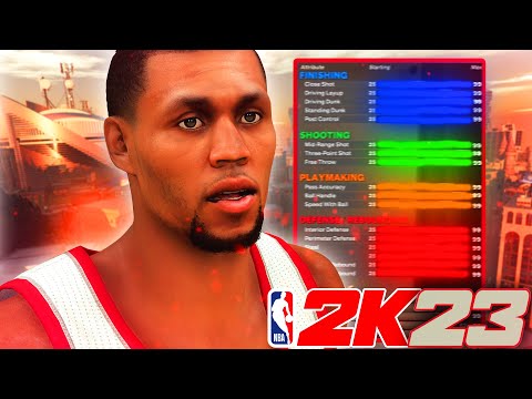 NBA 2K23 *RARE* BRANDON ROY BUILD | UNSTOPPABLE 3-LEVEL SCORER SG BUILD W/ CONTACT DUNKS & HANDLES