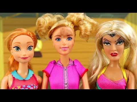 Anna y Elsa La Cenicienta Mini Pelicula 2015 con Reina Malvada y Maléfica Parte 1 En Español Video