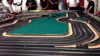 Slot car racing at Big Lou's Toys the Farrout slot car Club ninco GT 1 heat