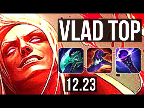 VLADIMIR vs GANGPLANK (TOP) | Quadra, 6 solo kills, 1.7M mastery, 10/2/2 | KR Diamond | 12.23