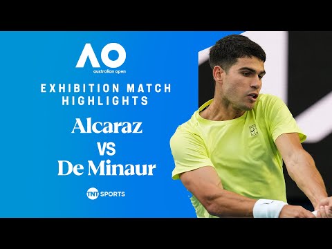Carlos Alcaraz vs Alex de Minaur | Exhibition Match | Australian Open 2026 Highlights 🇦🇺