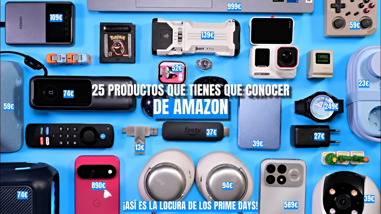 25 productos geniales de AMAZON en los PRIME DAYS 💥 ¡Aprovecha los grandes regalos de temporada!