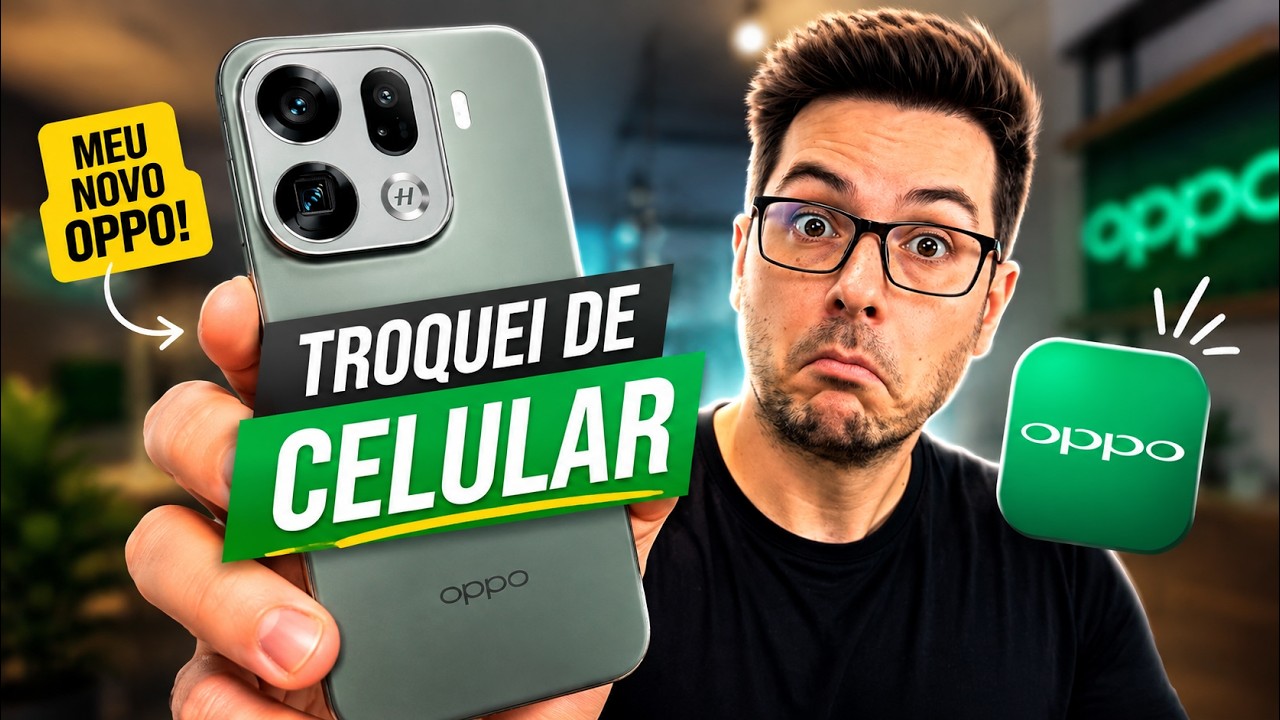O OPPO Find X9 Pro virou MEU CELULAR PRINCIPAL! ENTENDA o PORQUE!