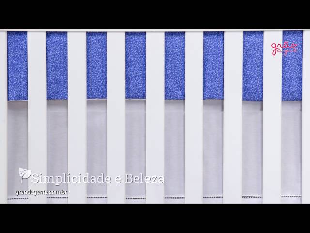 Saia para Berço Prince Real Azul | Ref: 61553