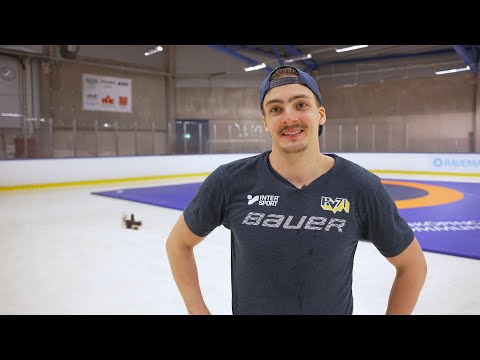 Hv71: Youtube: Isac Brännström från dagens träning