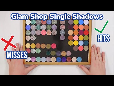 70+ Glam Shop Single Shadow Collection w/ Swatches! Best Shades & Shadows to Skip!