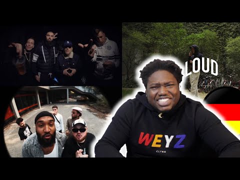 GERMAN RAP REACTION ft. BONEZ, LX, MONK, LONGUS MONGUS, LUGATTI, 9INE & OG KEEMO (cut)