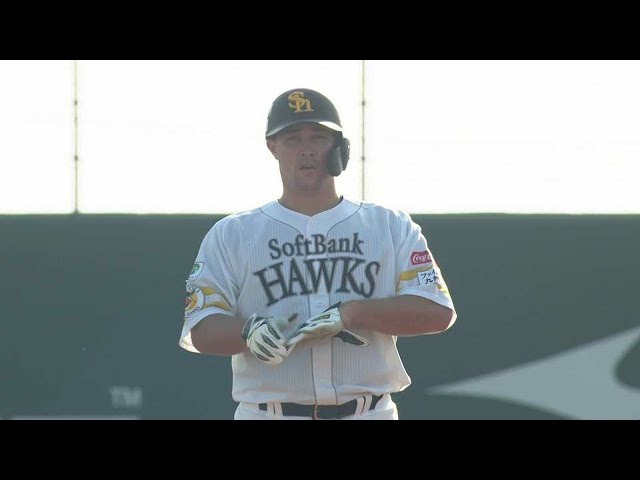 【ファーム】4番の一振りで先制!! ホークス・リチャード 走者一掃タイムリー2ベースヒットを放つ!! 2023年5月20日 福岡ソフトバンクホークス 対 広島東洋カープ