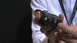 Video thumbnail for NAMM 2008 M-Audio Micro Track II Portable Digital Recorder by Solotech Audiovisual Equipment