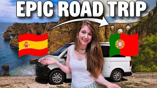 Viaje ÉPICO por carretera por España y Portugal en nuestra furgoneta VW T6 | ¡Av