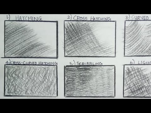 Back to basics :- Hatching techniques with only one pencil