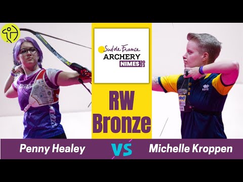 Penny Healey V Michelle Kroppen | CW Gold | Nimes 2023 World Archery Indoor Series Stage 3