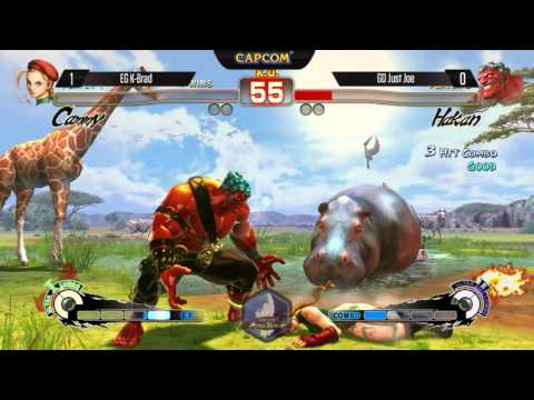 USFIV: EG K-Brad vs GD Just Joe - SDCC2014 - Capcom Pro Tour Top 16