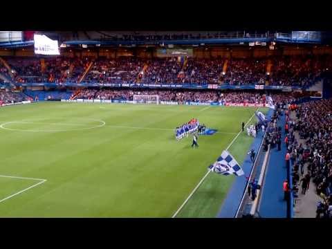 Chelsea vs Basel CL song and atmosphere