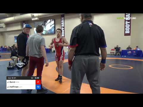 2018 Marine Corps US Open/UWW Junior Freestyle 65 Con 16 #1 - Jacob Baird (WCWC) Vs. Jimmy Hoffman