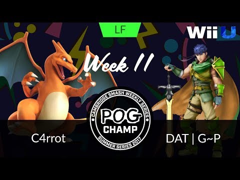 Pog Champ Summer Week 11 - Losers Finals - C4rrot (Charizard) vs. DAT | G~P (Ike)