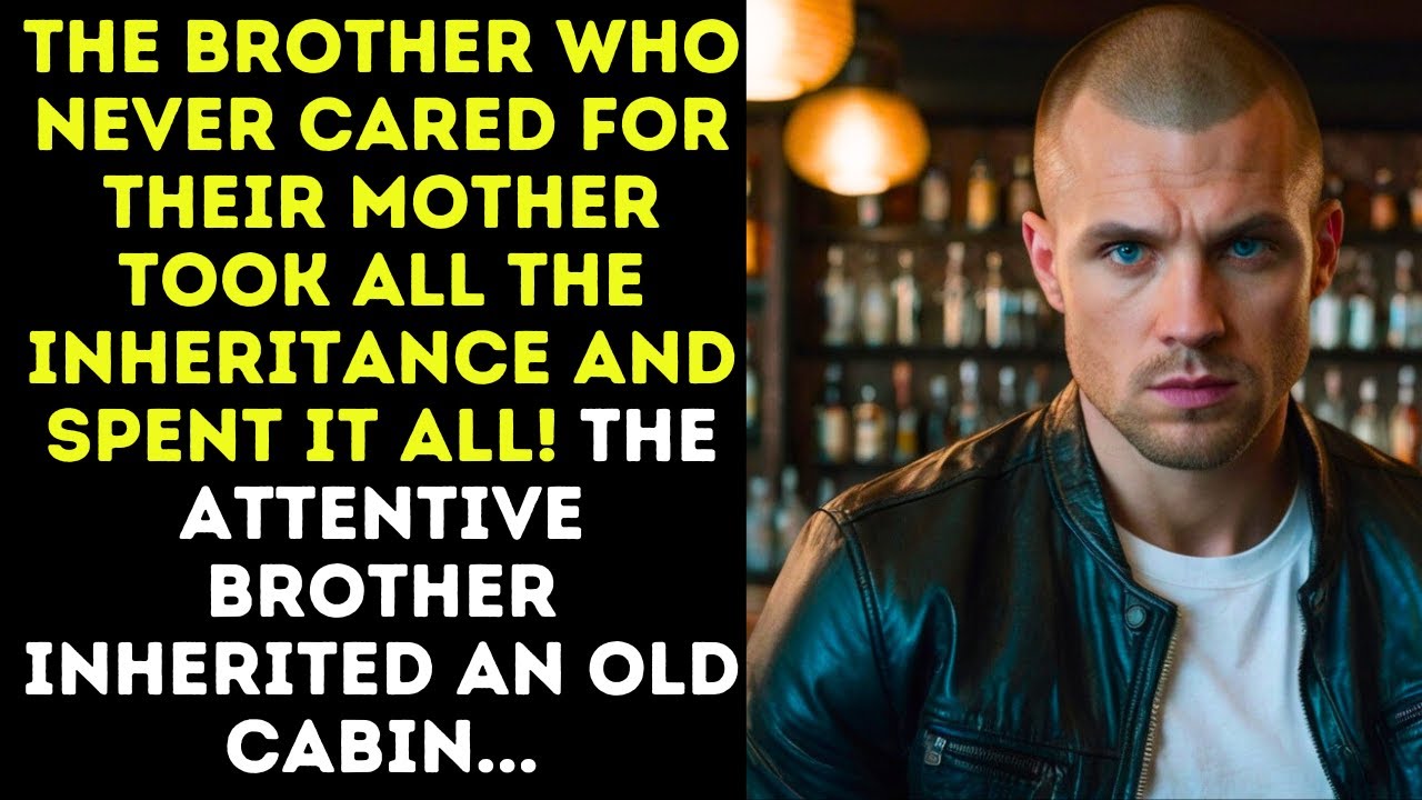The brother who never cared for their mother took all the inheritance and spent it all!