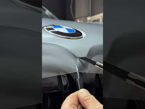 BMW X7 оклейка защитной матовой полиуретановой пленкой