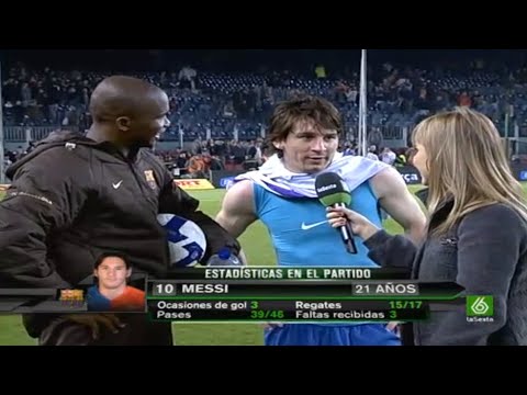 When Samuel Eto'o Scored 4 Goals & Lionel Messi Showed Ballon D'or Level