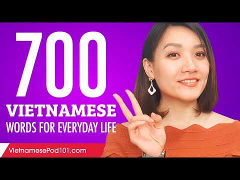700 Vietnamese Words for Everyday Life - Basic Vocabulary #35