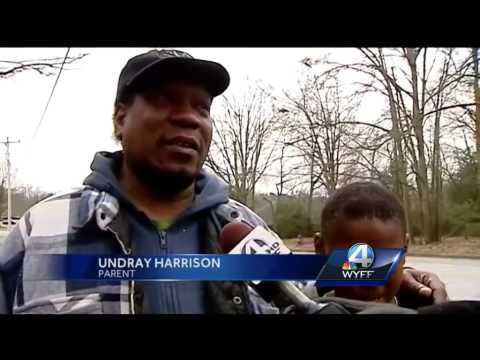 Mike McCormick reports from Spartanburg in heavy snowfall