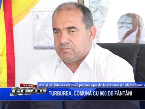 turburea, comuna cu 900 de fantani