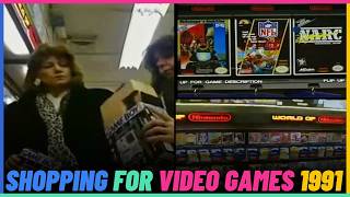 Shopping For Video Games In 1991