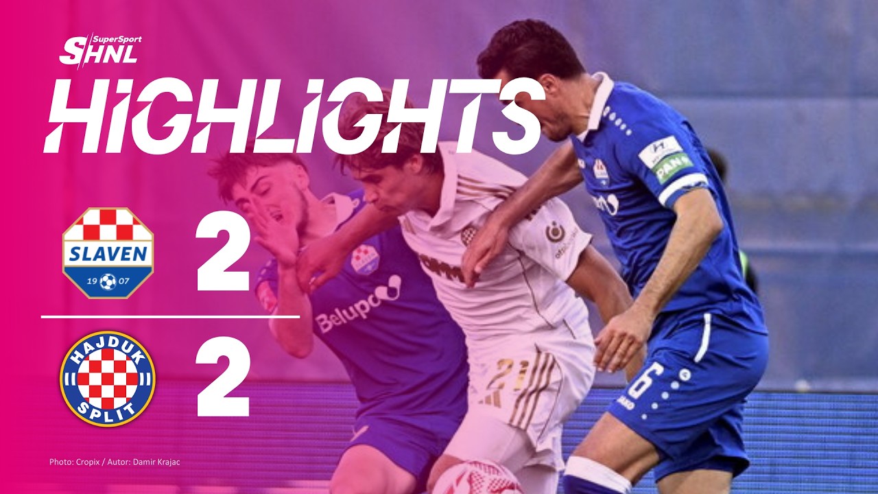 NK Slaven Belupo vs HNK Hajduk Split Highlights