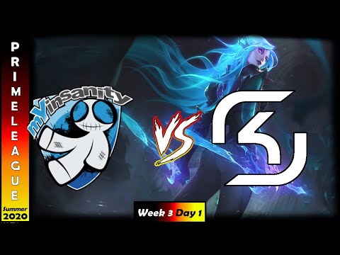 mYinsanity vs SK Gaming Prime Highlights | Prime League Pro Division Summer 2020 | Week 3 Day 1