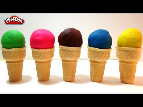 أيس كريم المعجون مفاجآت الصلصالPlay Doh Ice cream Cone Disney Cars Toy Story