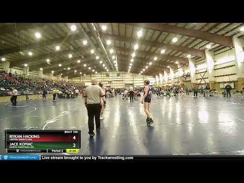 119 Lbs Champ. Round 2 - Jace Komac, North Montana WC Vs Rykan Hacking, Uintah Wrestling A419