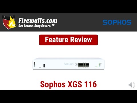 XG 115 Sophos Firewall
