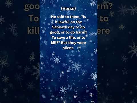 Journey of faith and spiritual growth | Mark 3:4 Daily Bible Verse