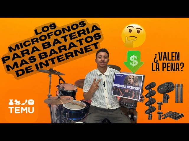 Vídeo relacionado con Depusheng Juego de micrófono para batería de 7 piezas Con 5 micrófonos dinámicos de percusión y 2 micrófonos de condensador de percusión Ideal para la grabación de instrumentos y la producción musical