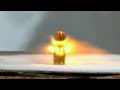 Bullets On A Hot Plate In 4K Slow Motion