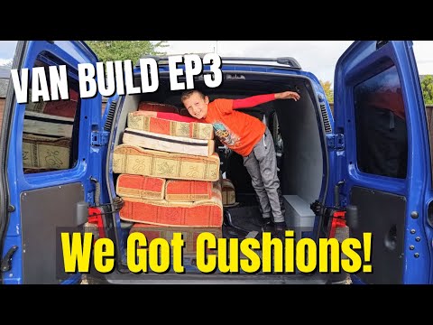 Bed Cushions for the Peugeot Partner Micro Camper Van Build | Ep.3