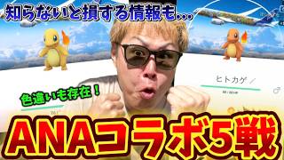 元空港職員が教えるお得な情報も！ANA背景ヒトカゲ5戦の結果...！！！【ポケモンGO】