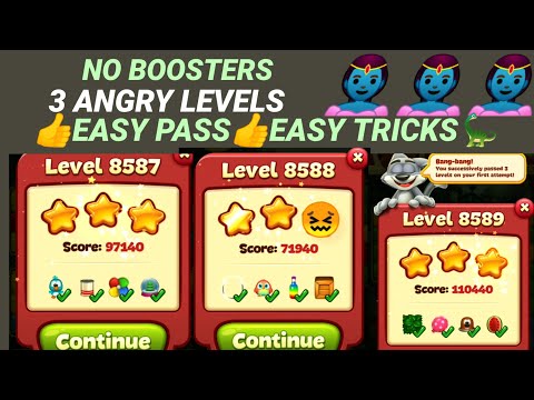toon blast 3 ANGRY LEVELS 8587|8588|8589 🧚TOON DOUBLE BLAST🤺🤺